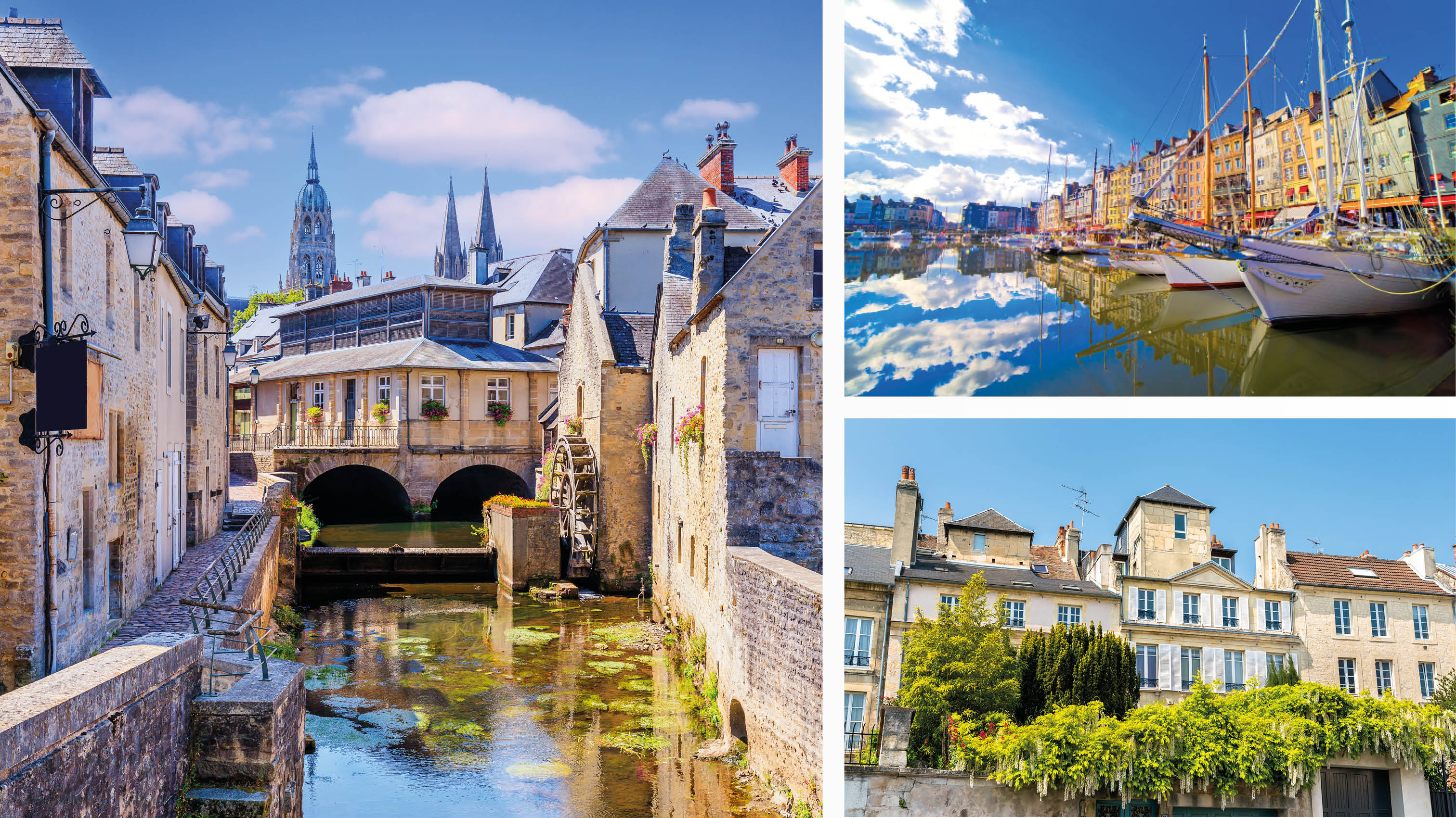 Fredag 20. mars - Honfleur, Caen Mmorial, Caen og Bayeux